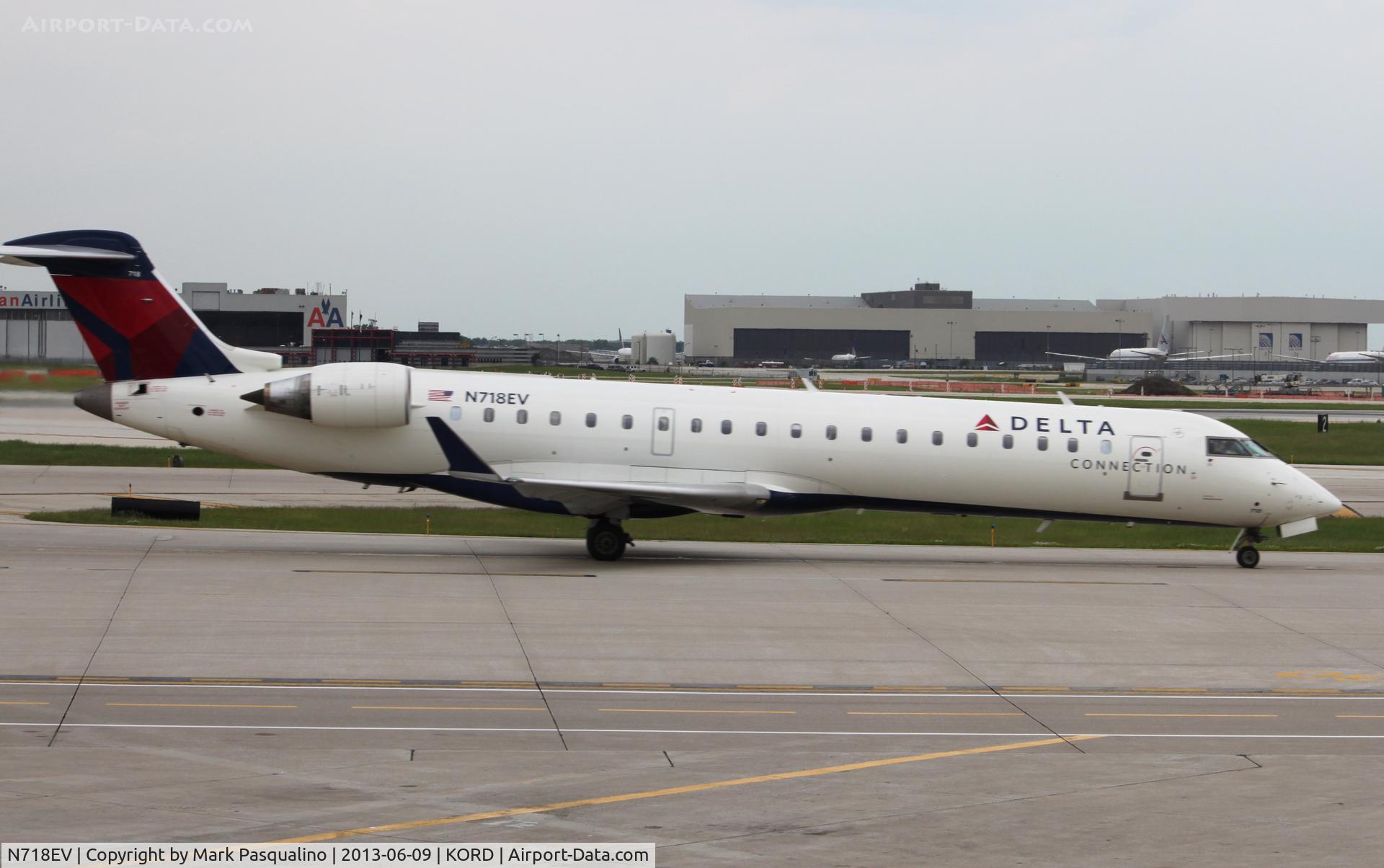 N718EV, 2003 Bombardier CRJ-701 (CL-600-2C10) Regional Jet C/N 10095, CL-600-2C10