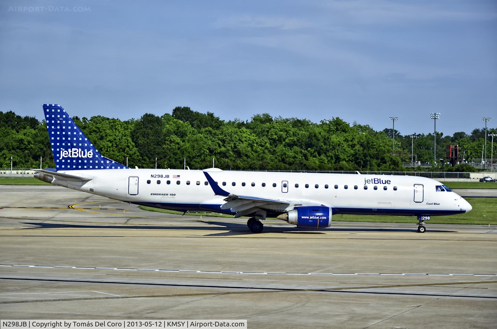 N298JB, 2009 Embraer 190AR (ERJ-190-100IGW) C/N 19000249, N298JB JetBlue Airways Embraer ERJ-190-100IGW 190AR (cn 19000249) 