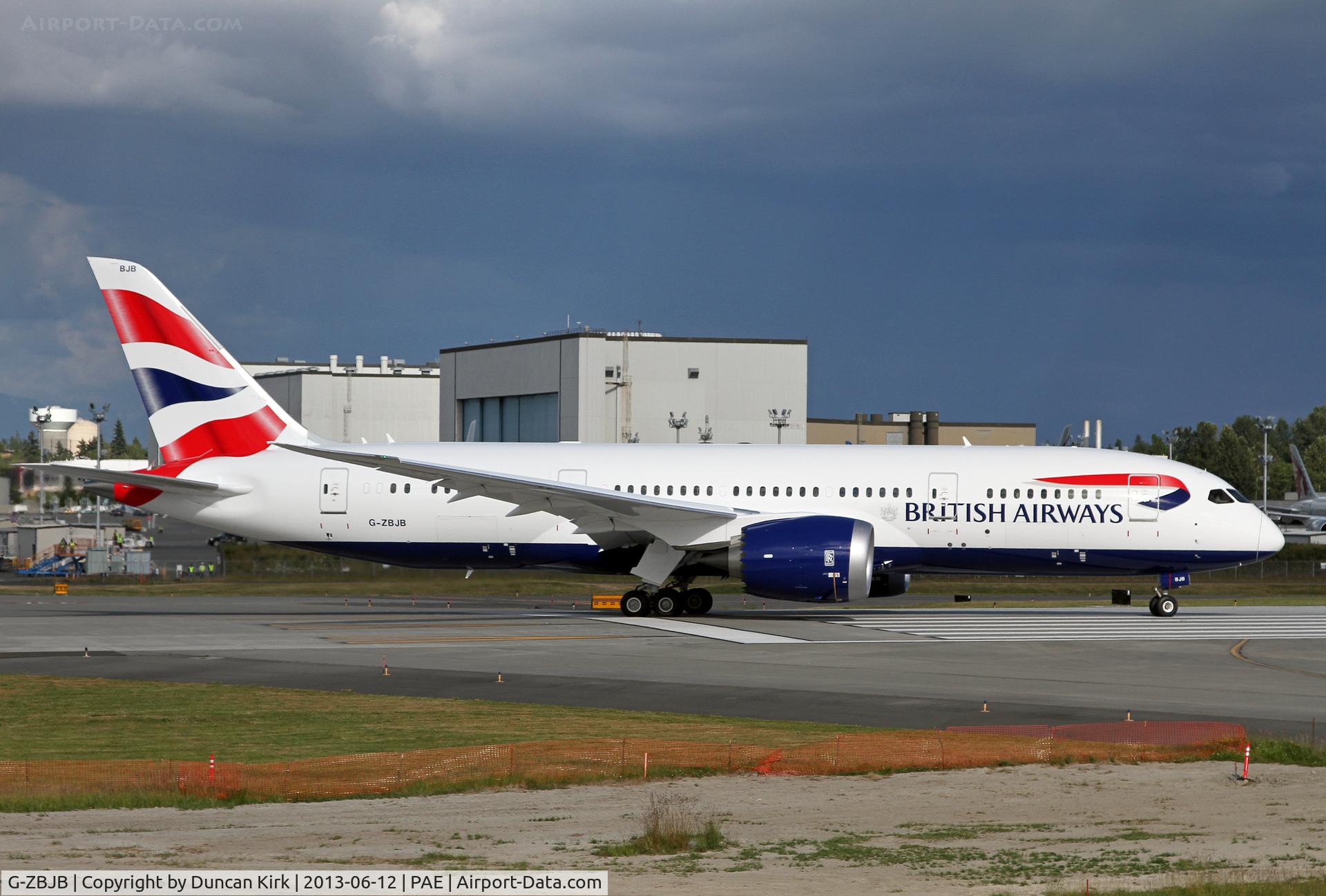 G-ZBJB, 2013 Boeing 787-8 Dreamliner C/N 38610, Second flight of the first British Airways B.787