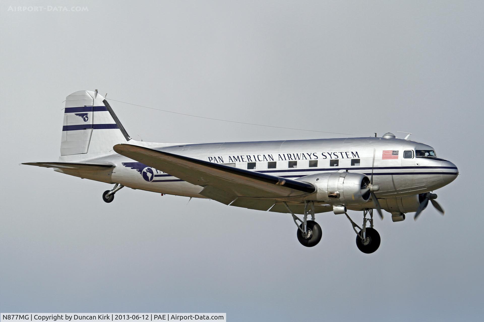 N877MG, 1949 Douglas DC-3C C/N 20806, Beautifully restored Everett-based DC-3