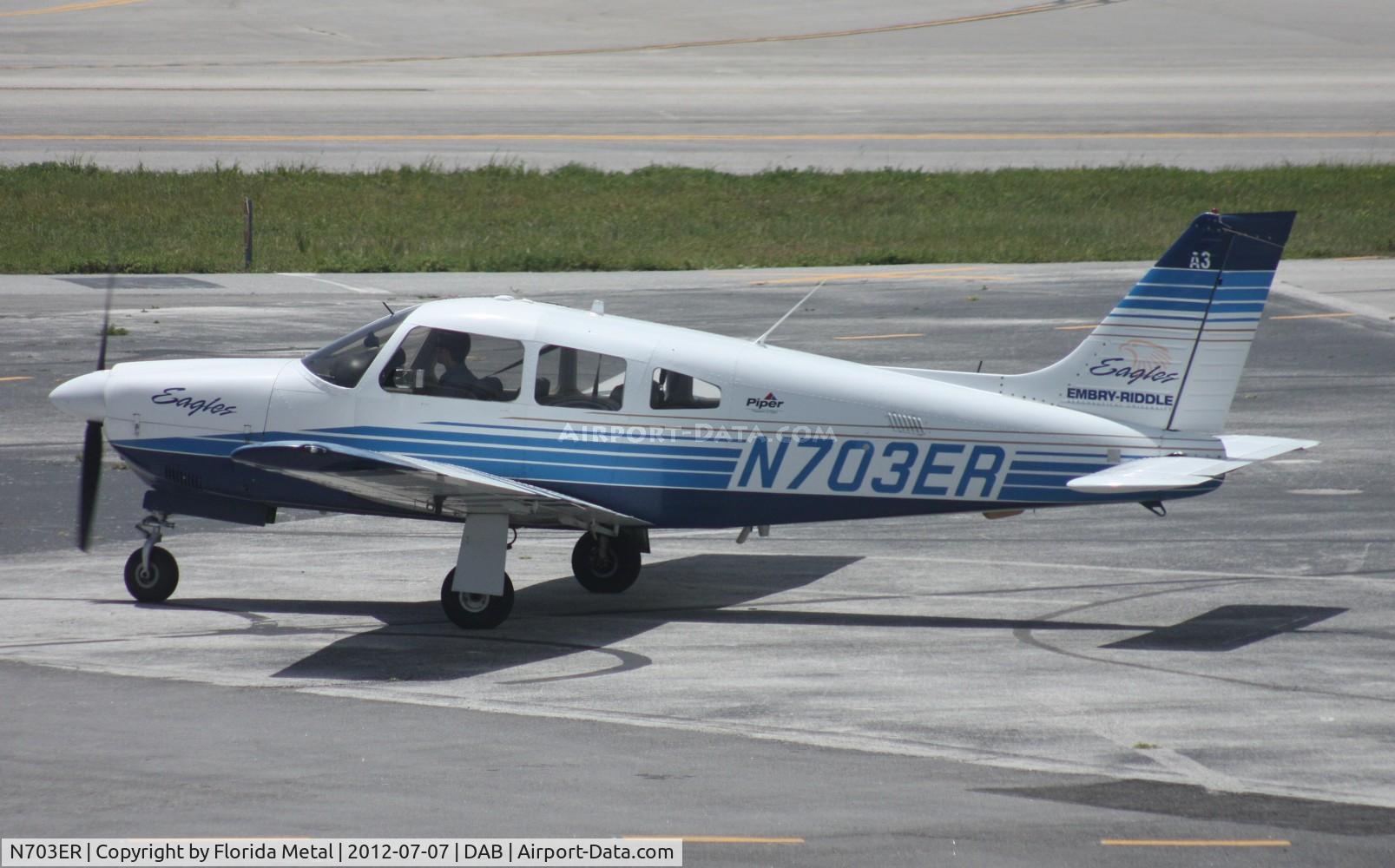 N703ER, 2001 Piper PA-28R-201 Cherokee Arrow III C/N 2844057, Embry Riddle PA-27