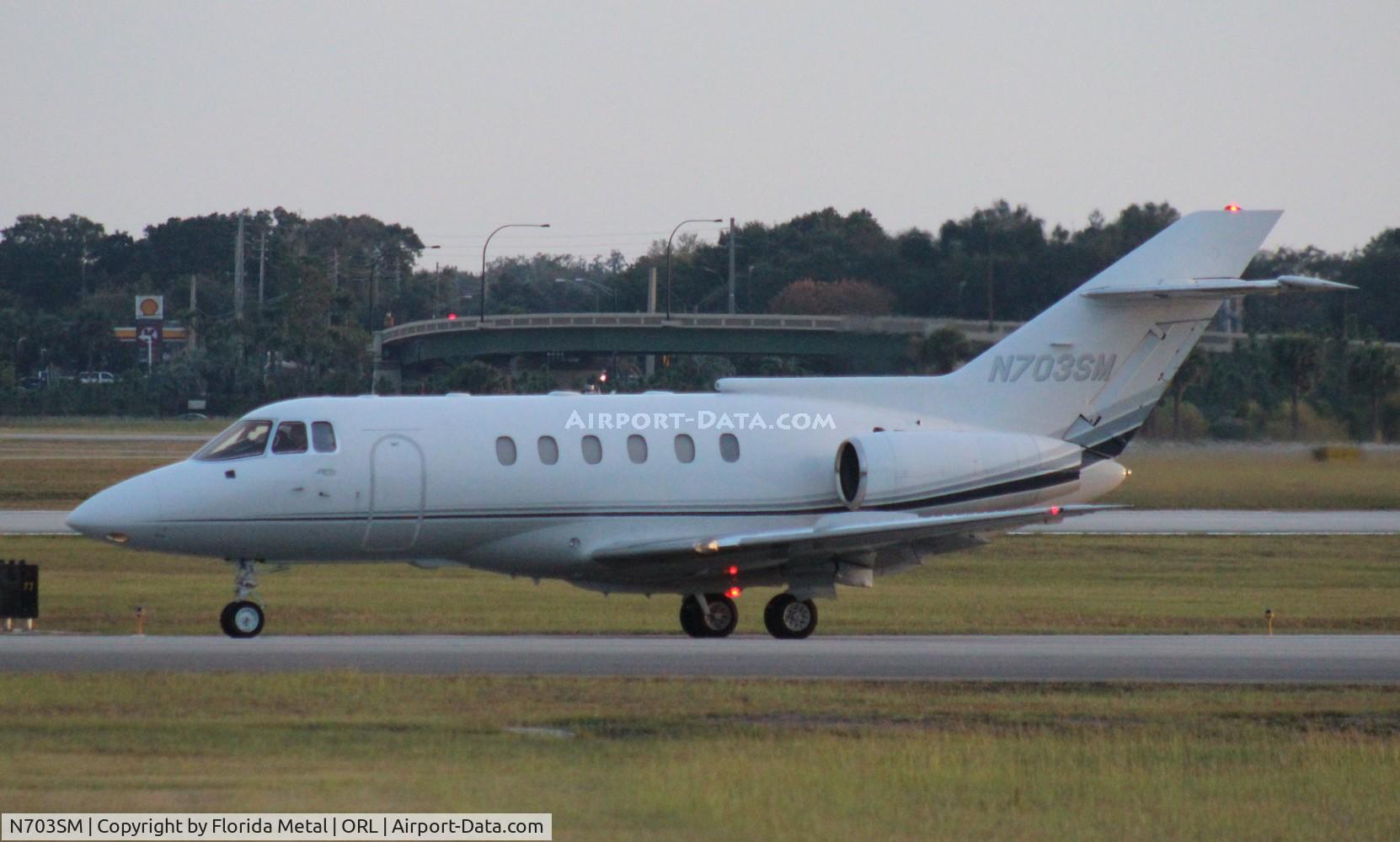 N703SM, 1990 British Aerospace BAe.125 Series 800A C/N 258204, Hawker 800A