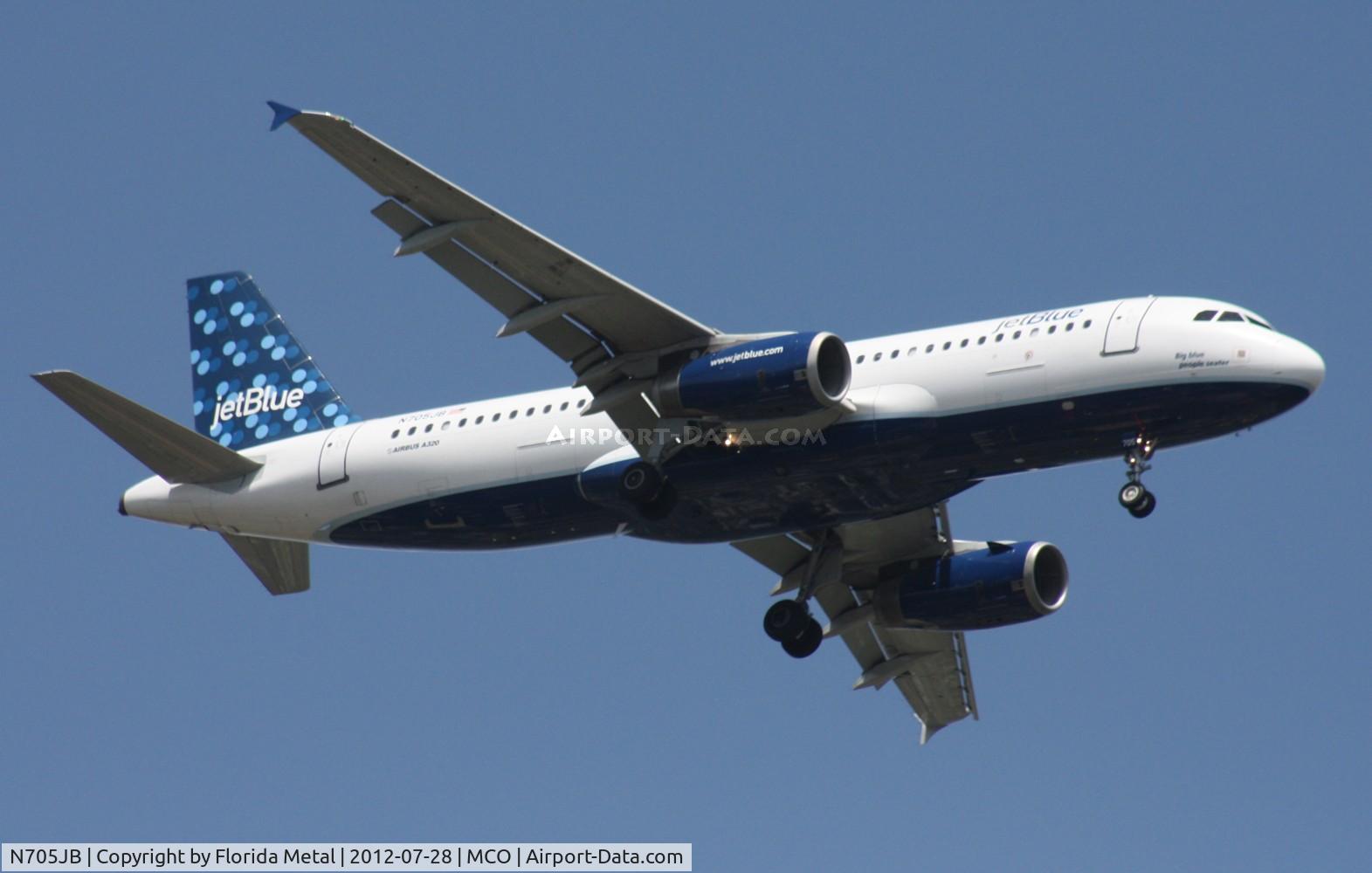 N705JB, 2008 Airbus A320-232 C/N 3416, Jet Blue A320