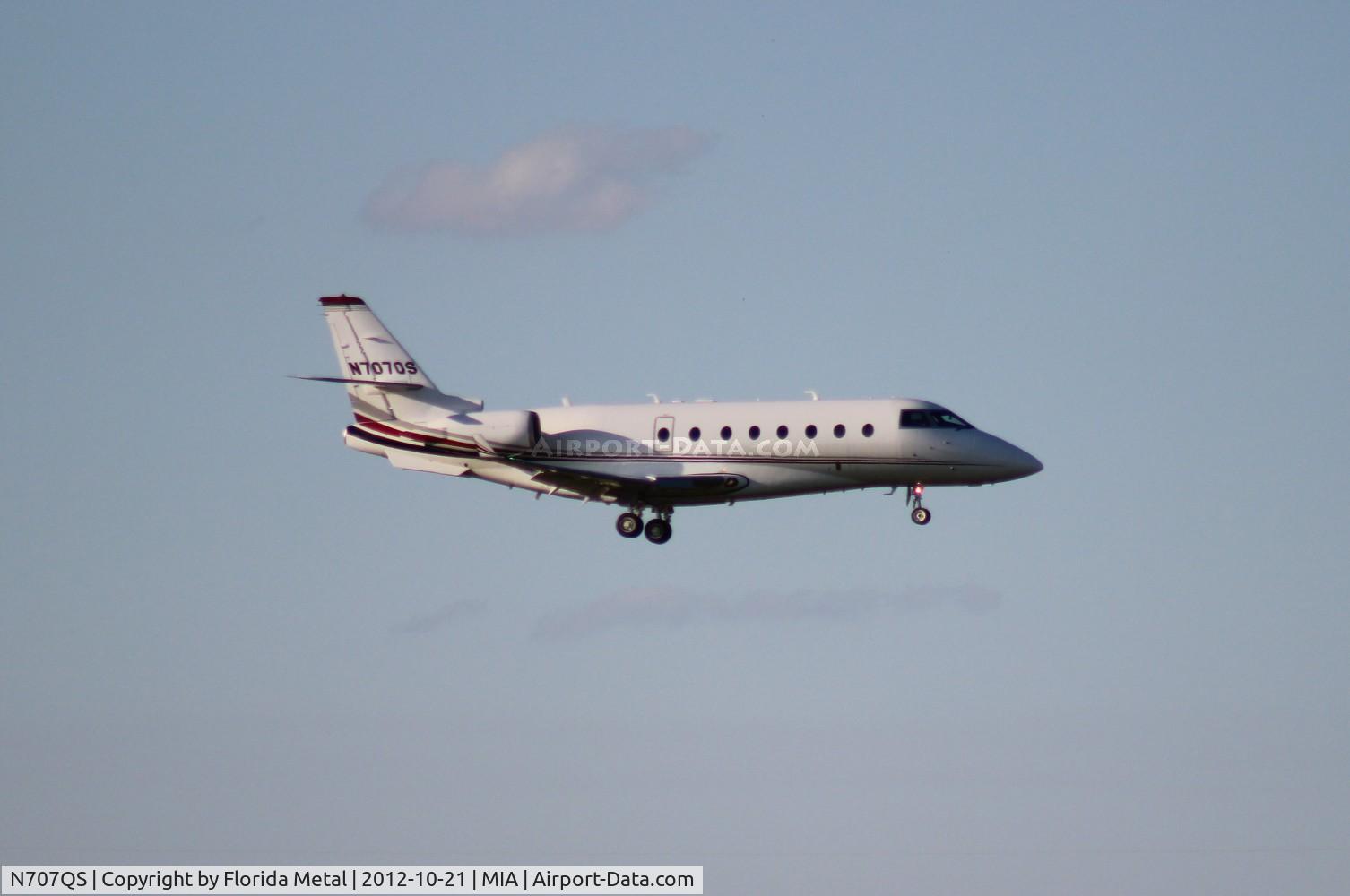N707QS, 2002 Israel Aircraft Industries Gulfstream 200 C/N 066, Net Jets G200