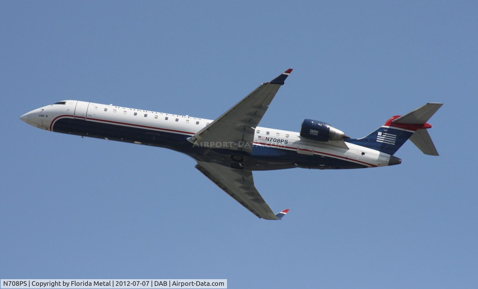 N708PS, 2004 Bombardier CRJ-701 (CL-600-2C10) Regional Jet C/N 10160, US Airways Express CRJ-700