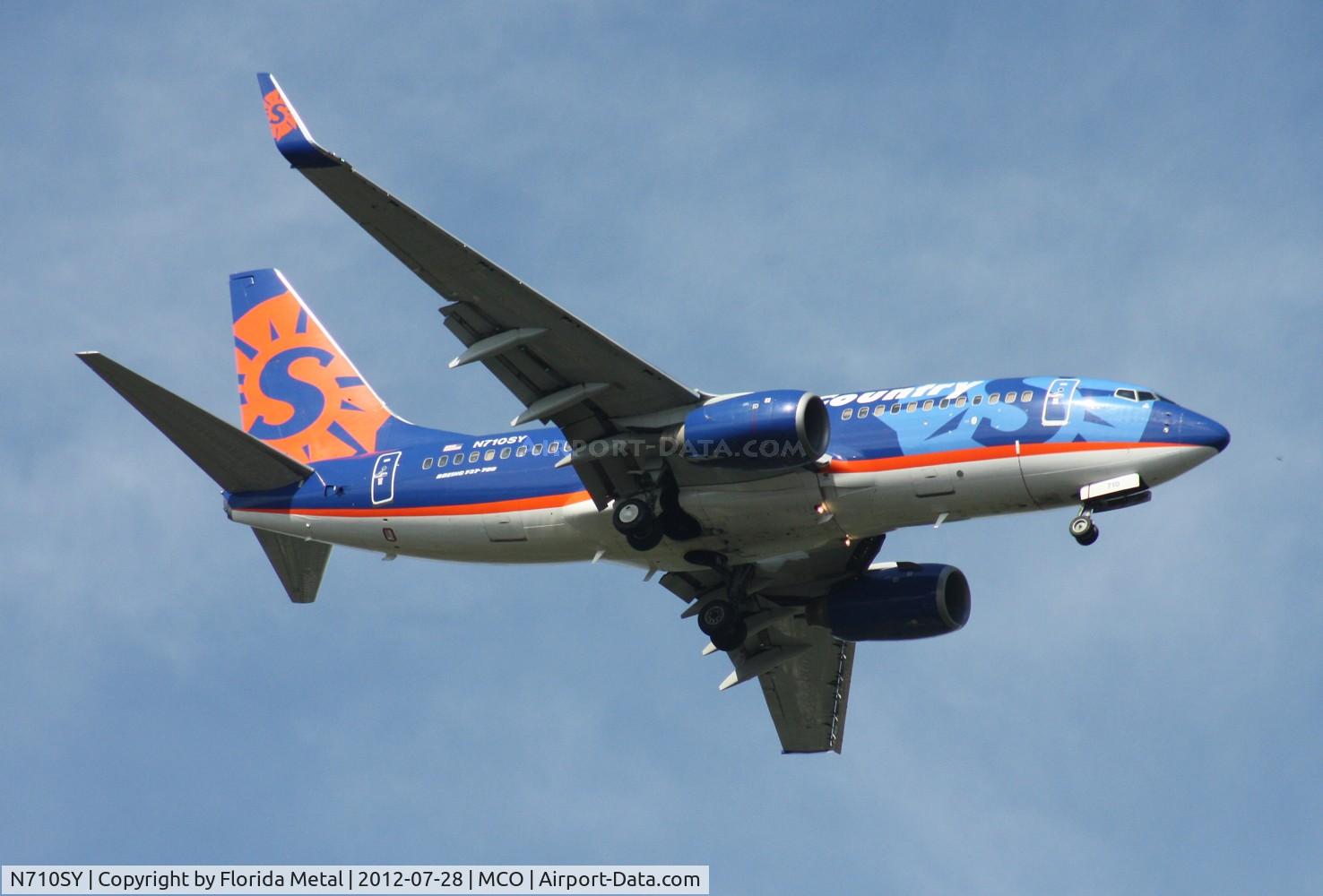 N710SY, 2001 Boeing 737-7Q8 C/N 30629, Sun Country 737