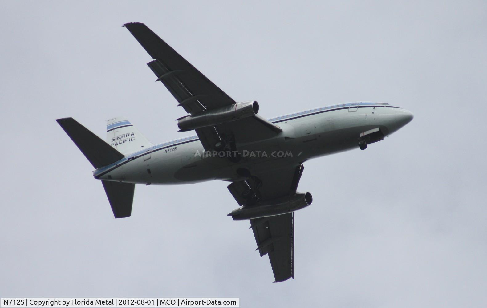 N712S, 1983 Boeing 737-2Y5 C/N 23038, Sierra Pacific 737