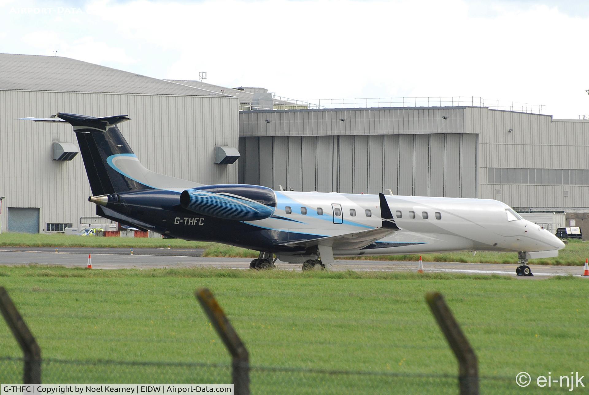 G-THFC, 2006 Embraer EMB-135BJ Legacy C/N 14500954, Operated by London Executive Aviation, this Legacy is seen parked at EIDW.