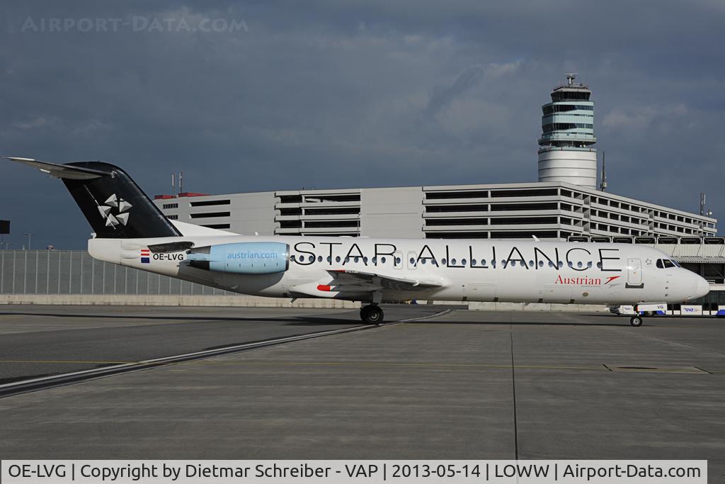 OE-LVG, 1994 Fokker 100 (F-28-0100) C/N 11520, Austrian Airlines Fokekr 100