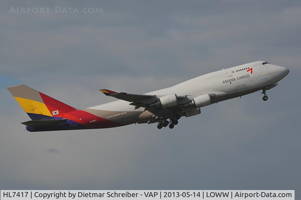 HL7417, 1993 Boeing 747-48EM(BDSF) C/N 25779, Asiana Boeing 747-400