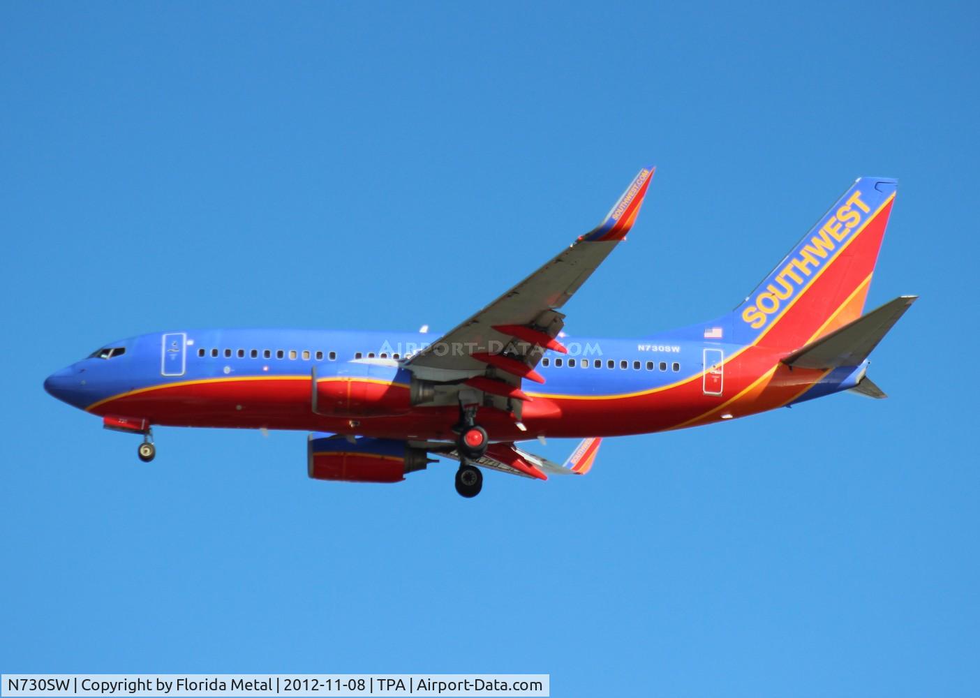 N730SW, 1999 Boeing 737-7H4 C/N 27862, Southwest 737