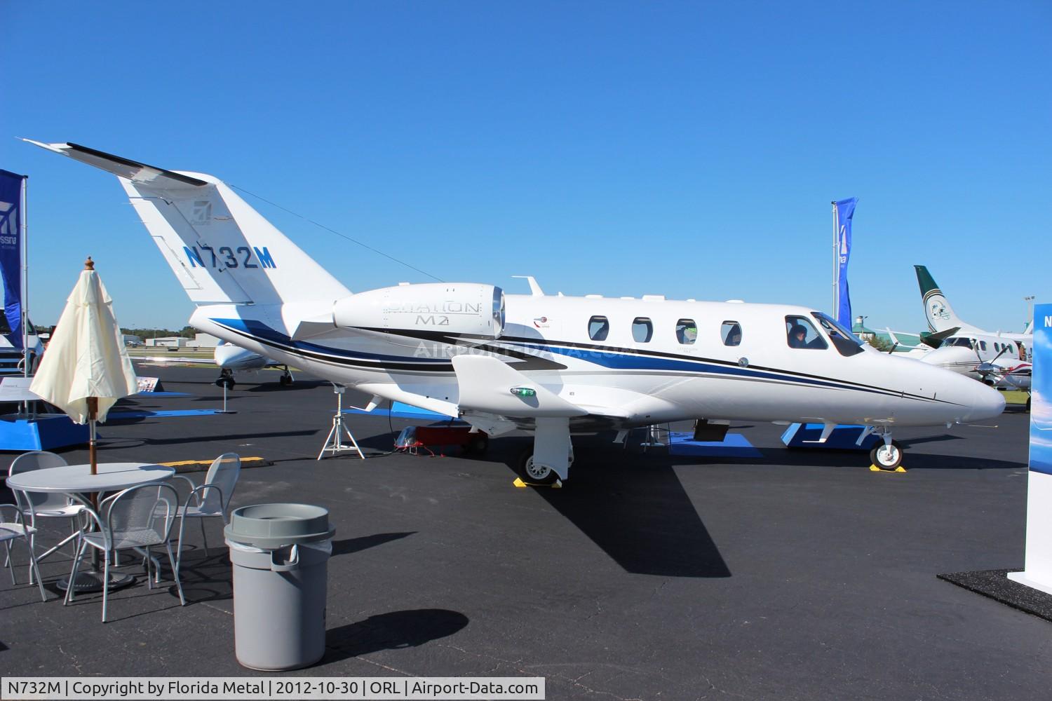 N732M, 2012 Cessna Citation M2 C/N 00001, Citation M2 at NBAA