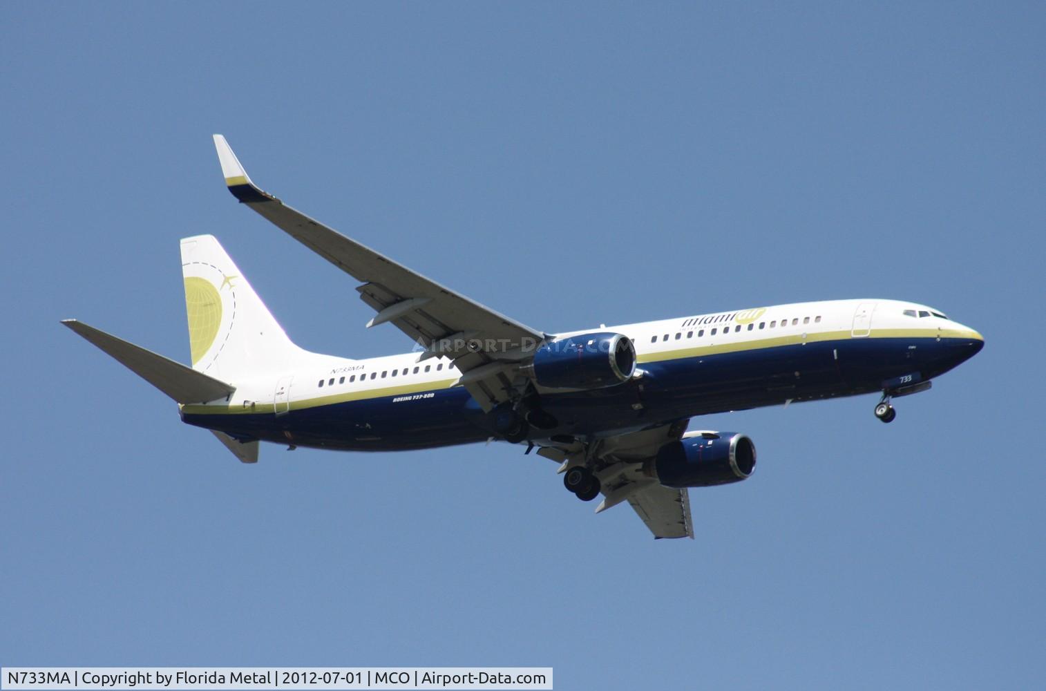 N733MA, 2001 Boeing 737-81Q C/N 30619, Miami Air 737-800