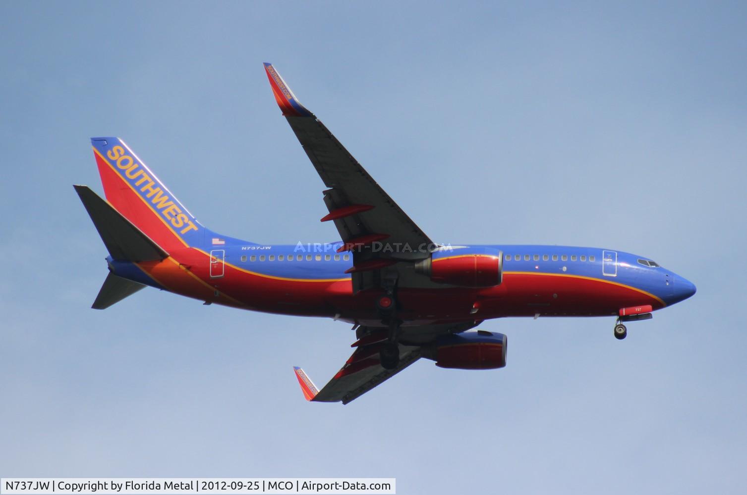 N737JW, 1999 Boeing 737-7H4 C/N 27869, Southwest 737