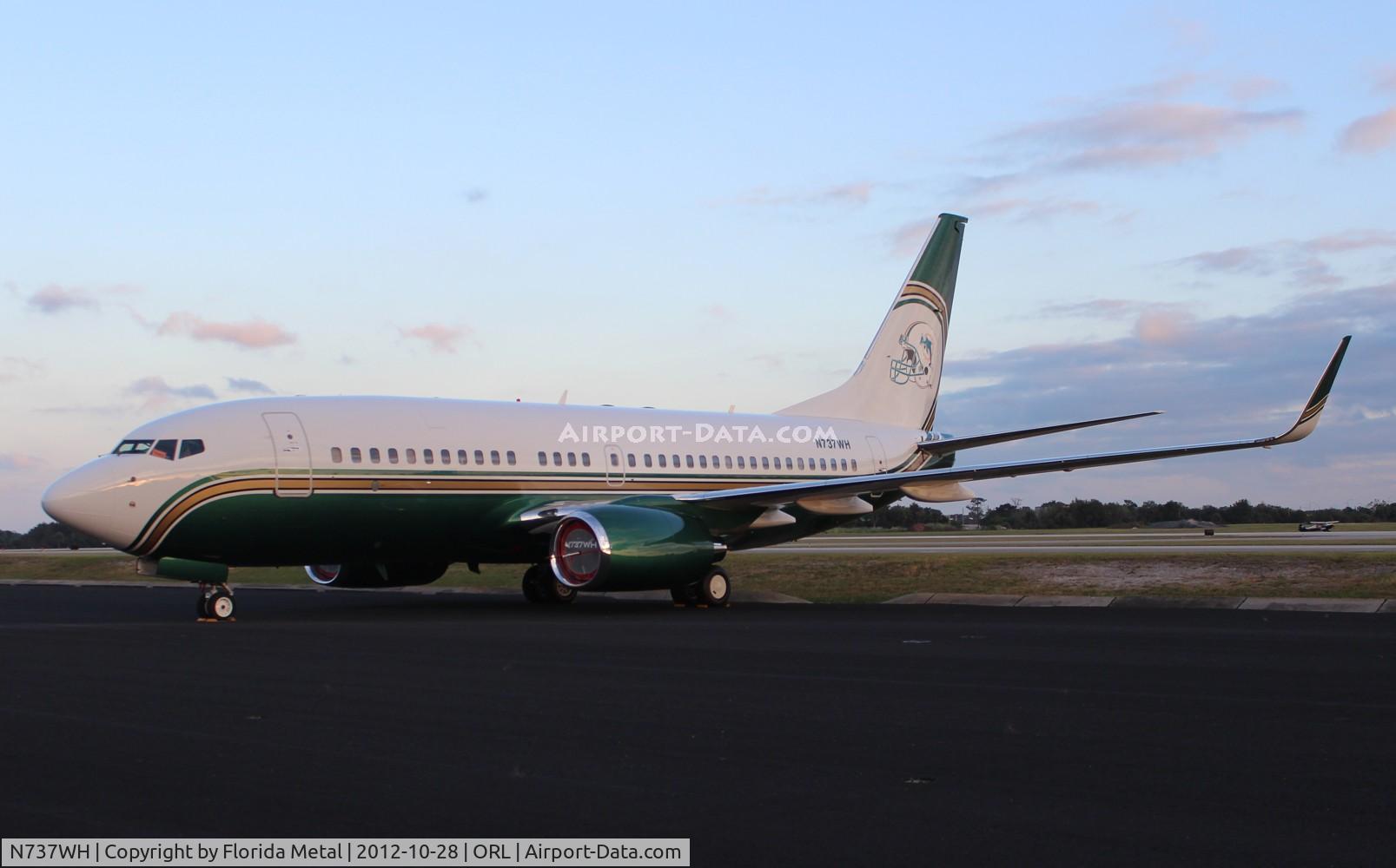 N737WH, 1998 Boeing 737-75T BBJ C/N 29142, Former Miami Dolphins BBJ