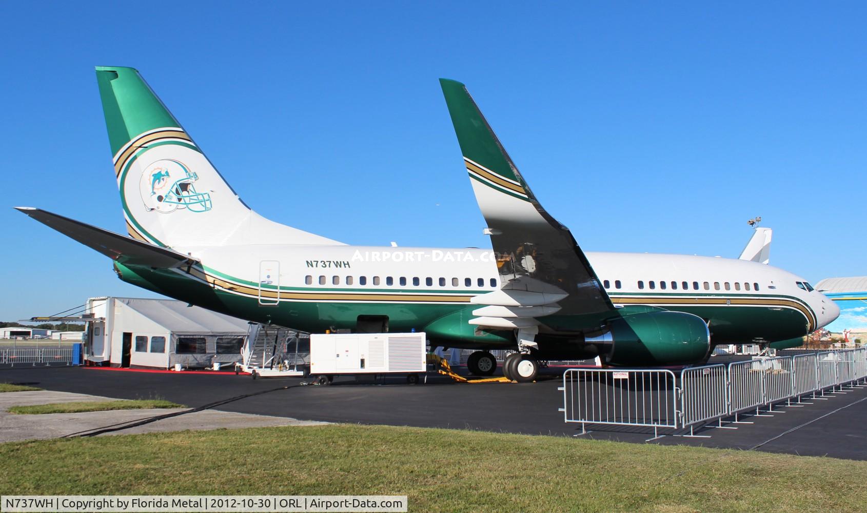 N737WH, 1998 Boeing 737-75T BBJ C/N 29142, Former Miami Dolphins BBJ at NBAA