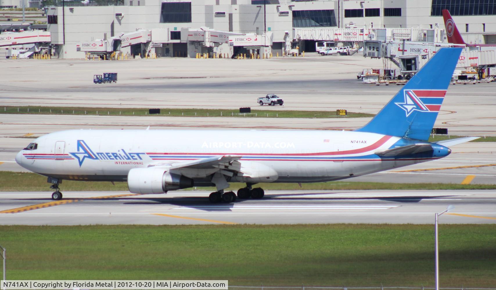 N741AX, 1982 Boeing 767-232 C/N 22215, Amerijet 767-200