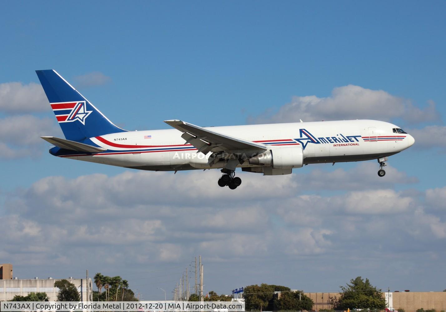 N743AX, 1982 Boeing 767-232 C/N 22218, Amerijet 767
