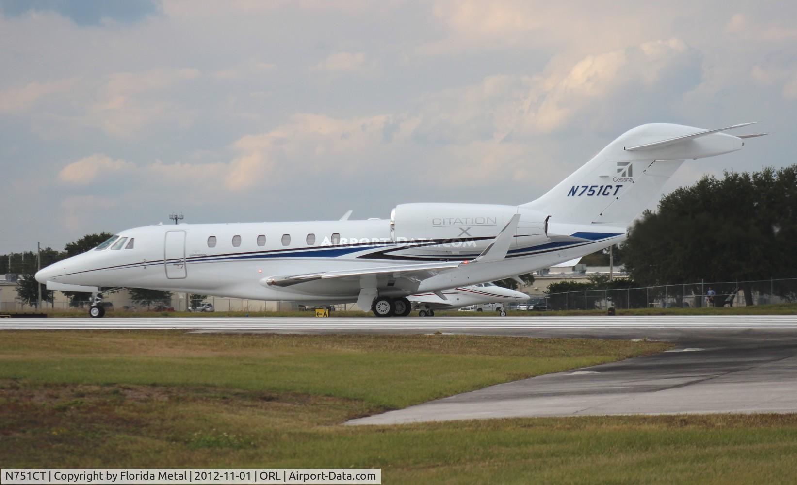 N751CT, 2012 Cessna 750 Citation X C/N 750-0501, the TEN leaving NBAA