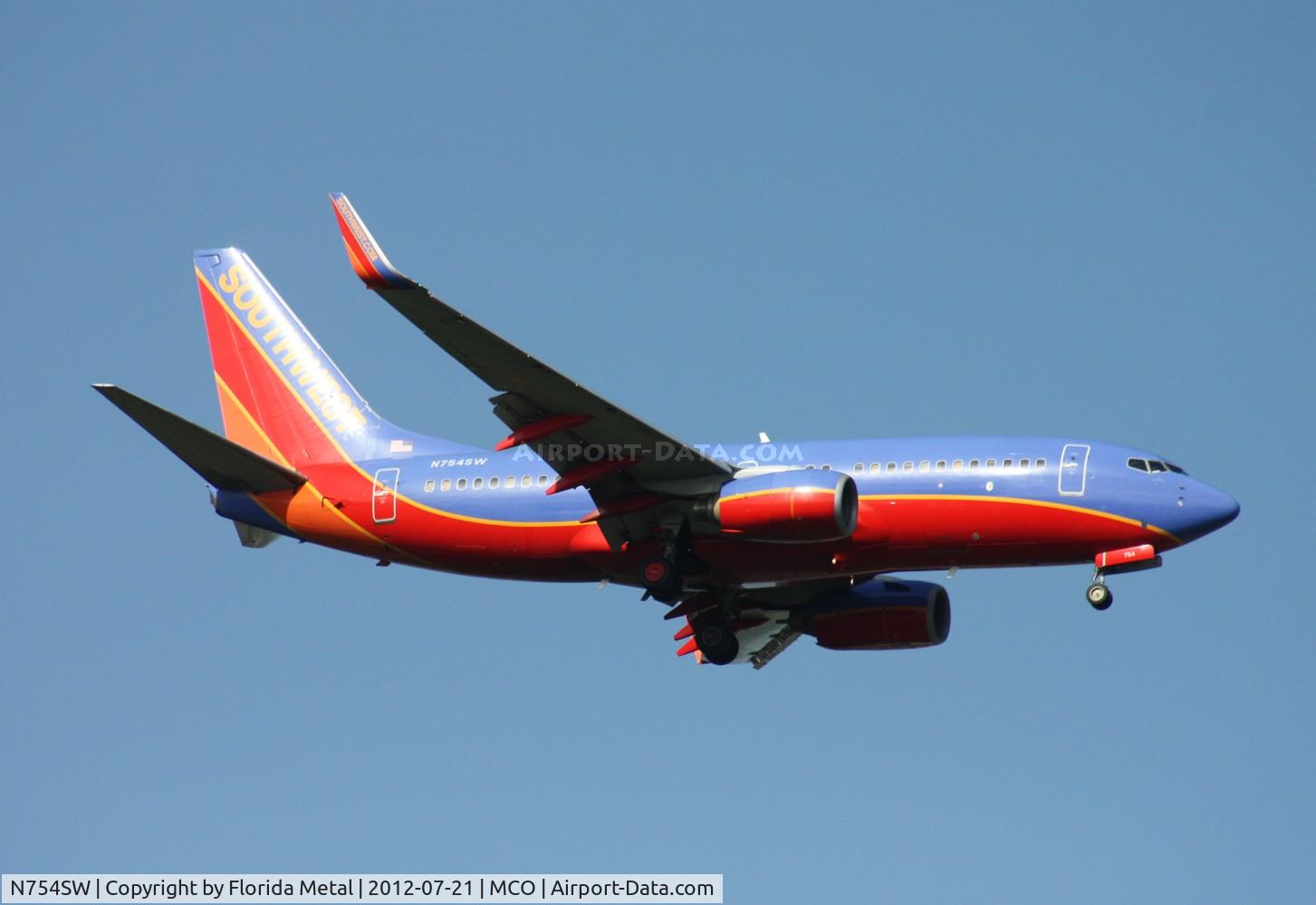N754SW, 1999 Boeing 737-7H4 C/N 29849, Southwest 737
