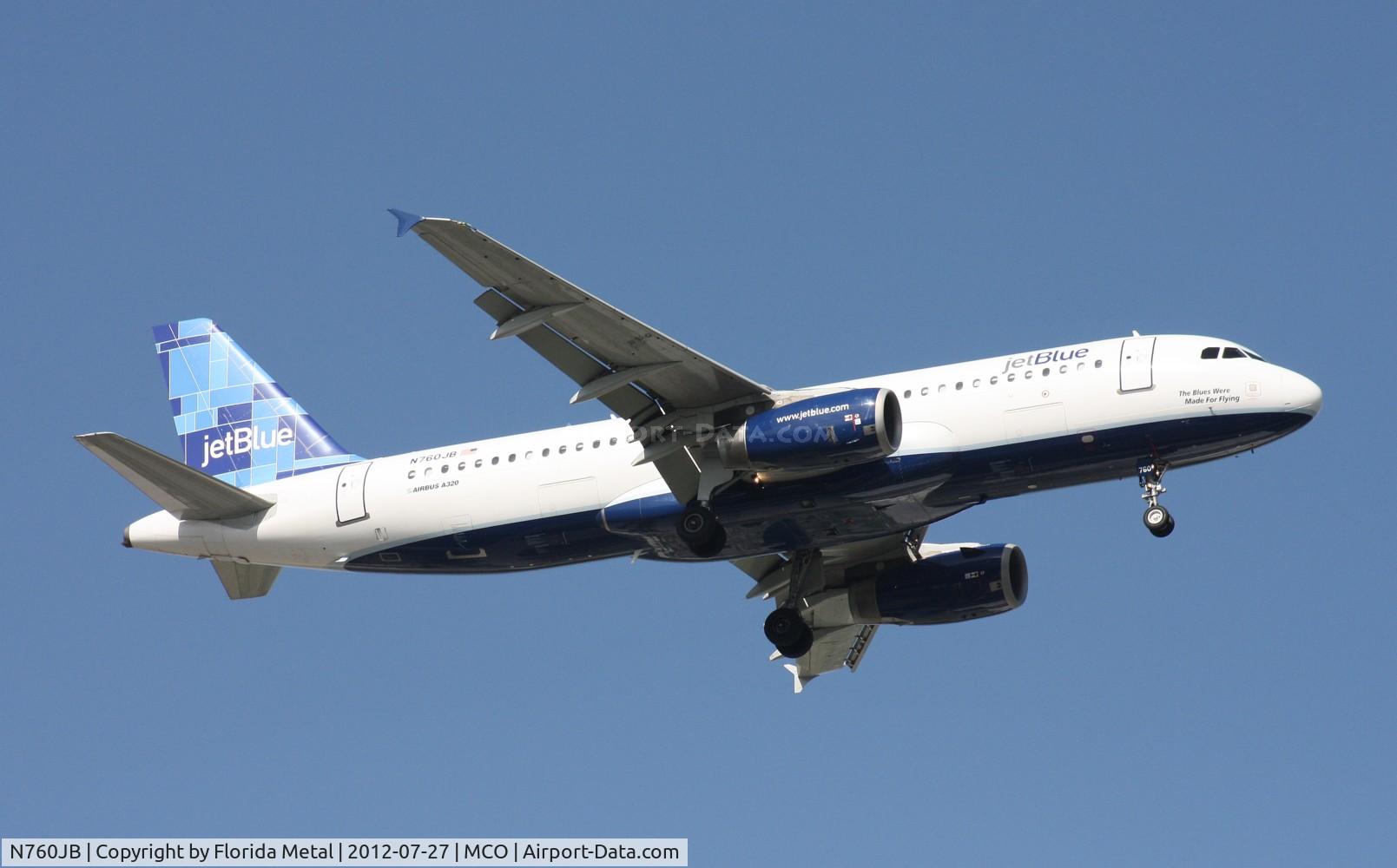 N760JB, 2008 Airbus A320-232 C/N 3659, Jet blue A320