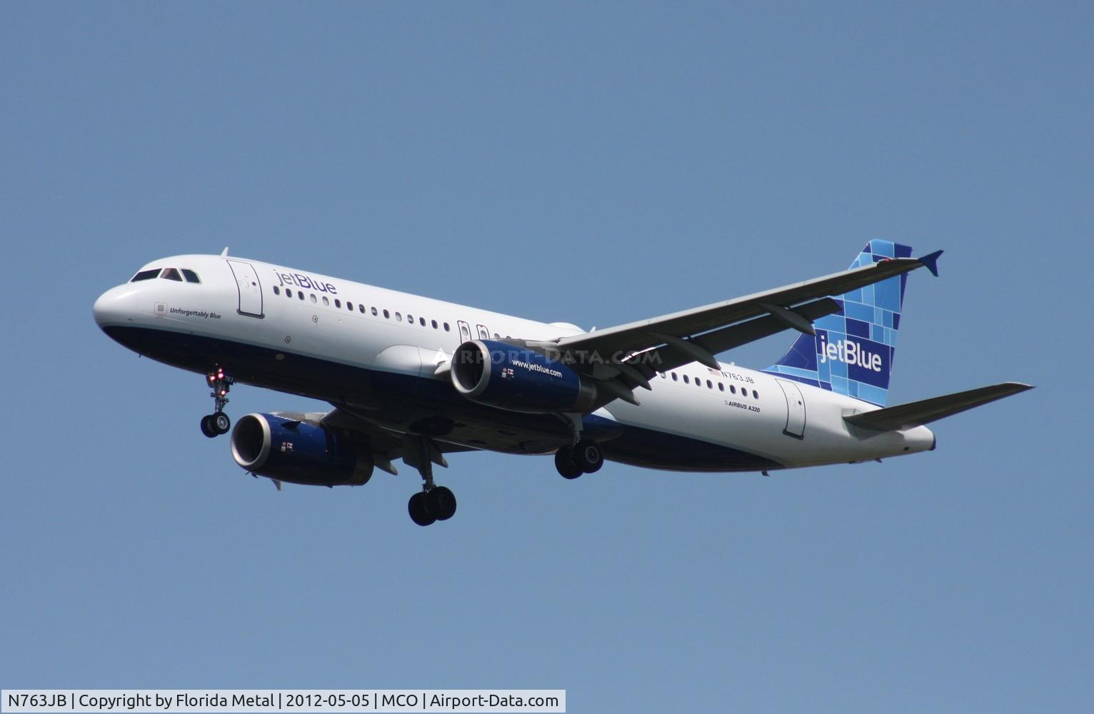 N763JB, 2008 Airbus A320-232 C/N 3707, Jet Blue A320