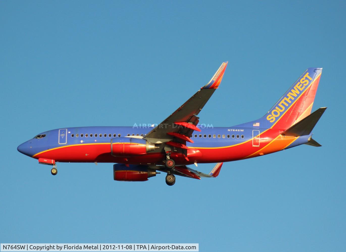 N764SW, 2000 Boeing 737-7H4 C/N 27878, Southwest 737