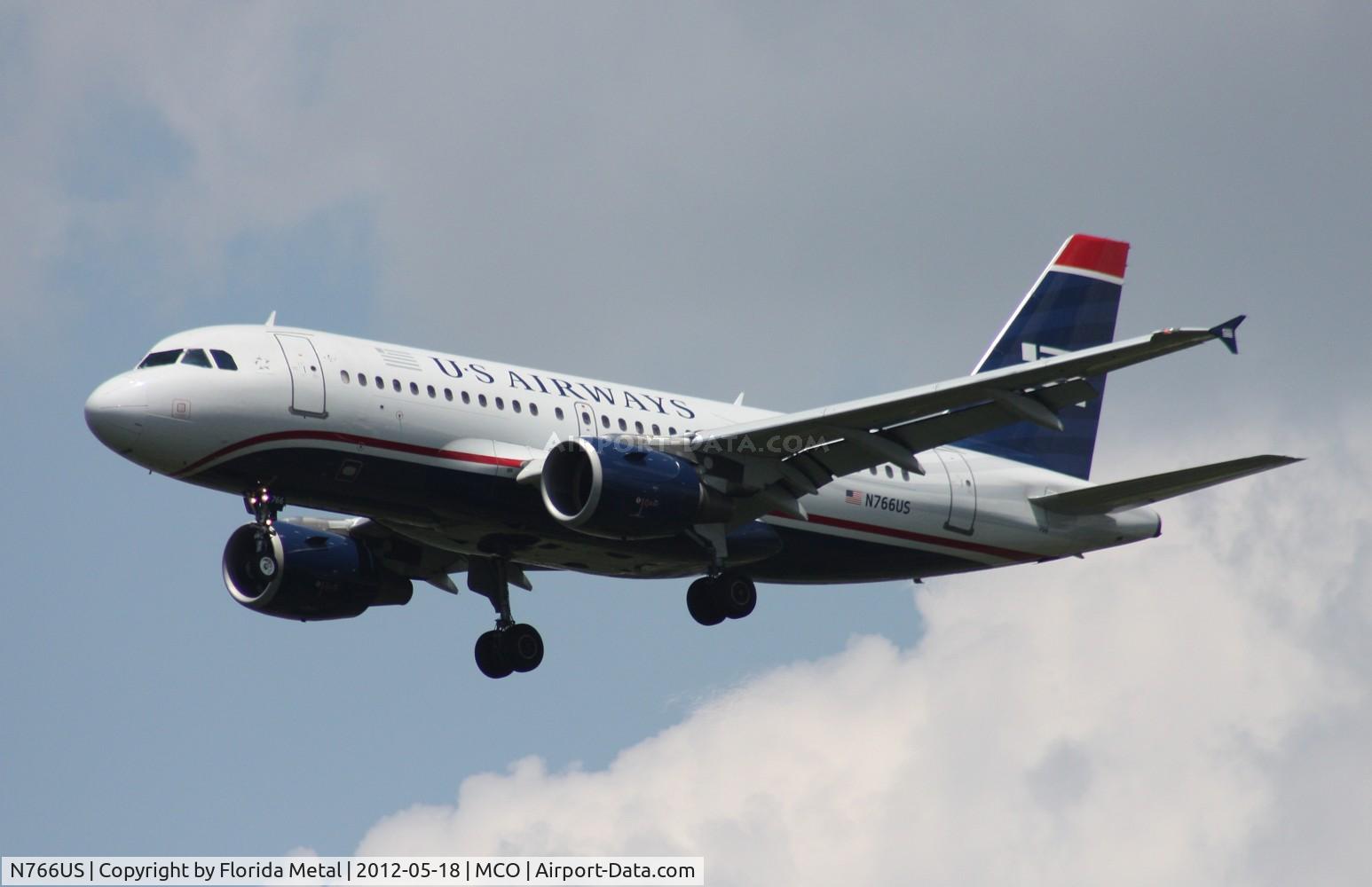 N766US, 2000 Airbus A319-112 C/N 1378, US Airways A319