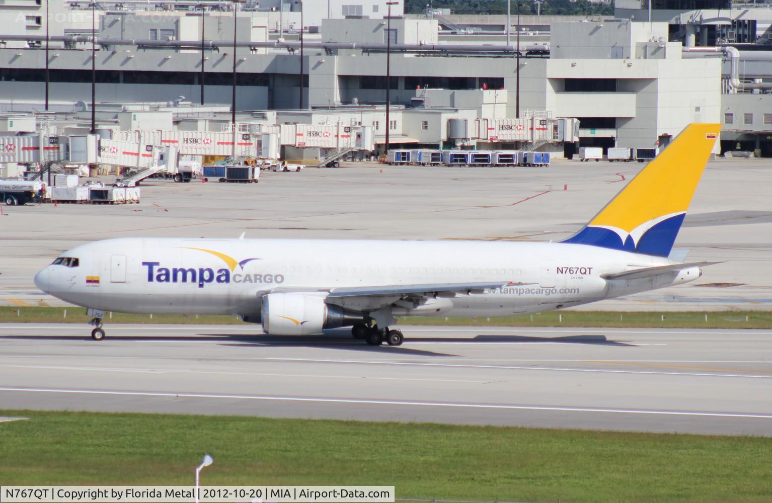 N767QT, 1987 Boeing 767-200/ER C/N 23804, Tampa Colombia 767