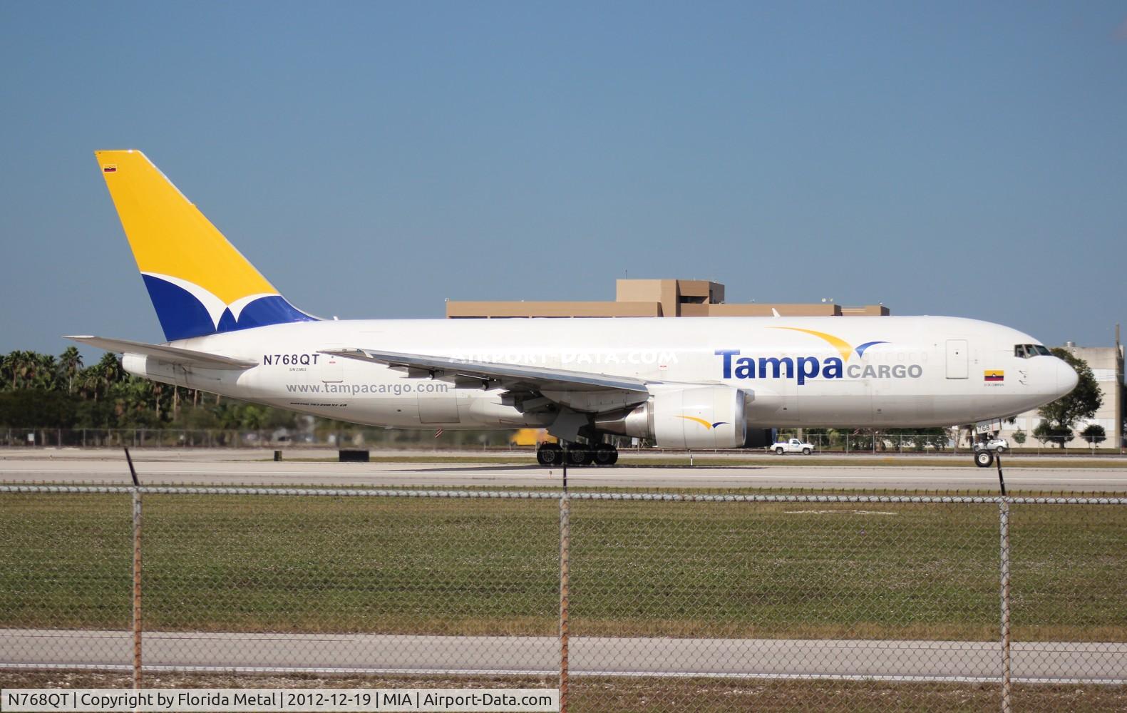 N768QT, 1987 Boeing 767-241 C/N 23803, Tampa Colombia 767