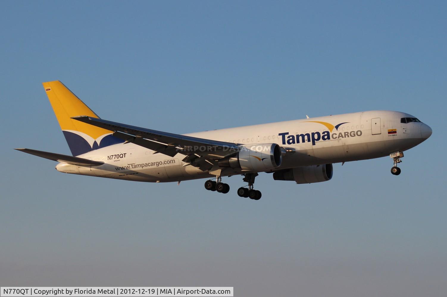 N770QT, 1987 Boeing 767-241 C/N 23802, Tampa Colombia 767