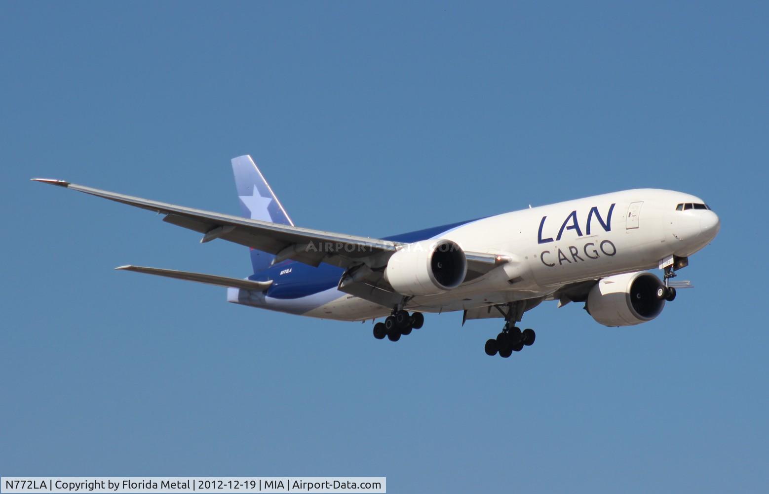 N772LA, 2009 Boeing 777-F6N C/N 37708, LAN Colombia Cargo 777