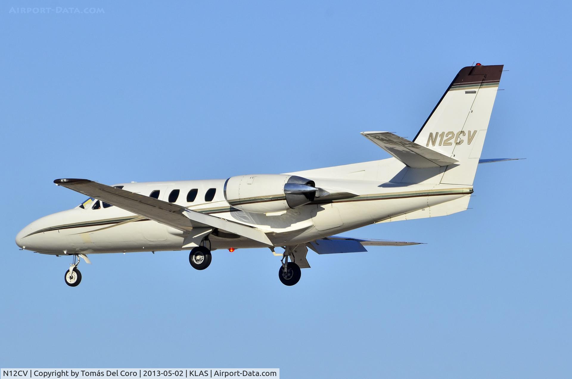 N12CV, 1978 Cessna 501 Citation I/SP C/N 501-0081, N12CV  1978 Cessna 501 C/N 501-0081

McCarran International Airport (KLAS)
Las Vegas, Nevada
TDelCoro
May 2, 2013