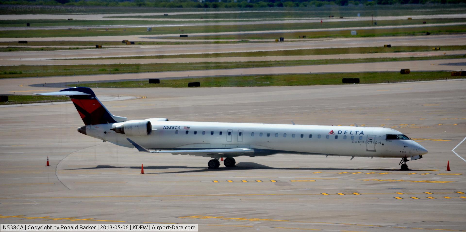 N538CA, 2008 Bombardier CRJ-900ER (CL-600-2D24) C/N 15157, Taxi DFW