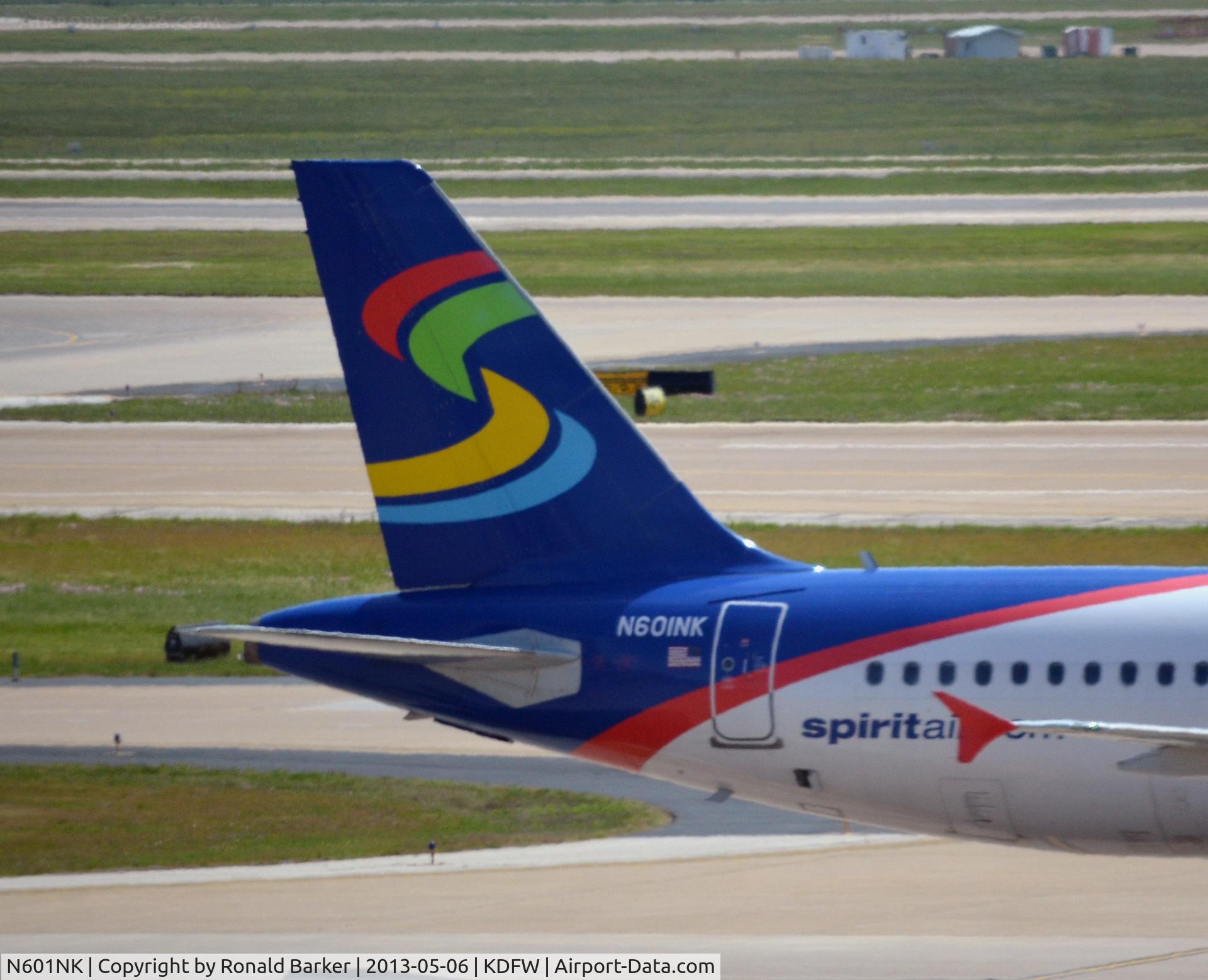 N601NK, 2010 Airbus A320-232 C/N 4206, Taxi DFW 