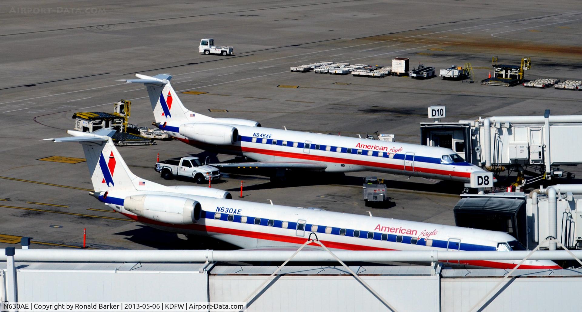 N630AE, 1999 Embraer ERJ-145LR (EMB-145LR) C/N 145132, Gate D8 DFW