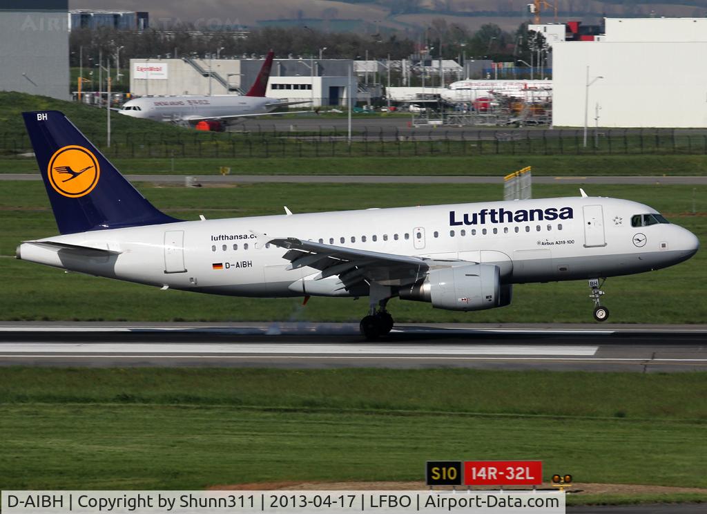 D-AIBH, 2012 Airbus A319-112 C/N 5239, Landing rwy 14R