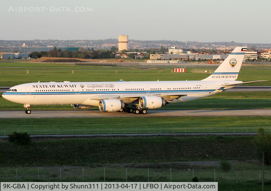 9K-GBA, 2009 Airbus A340-542 C/N 1091, Delivery day... last A340-500 on delivery from Airbus...