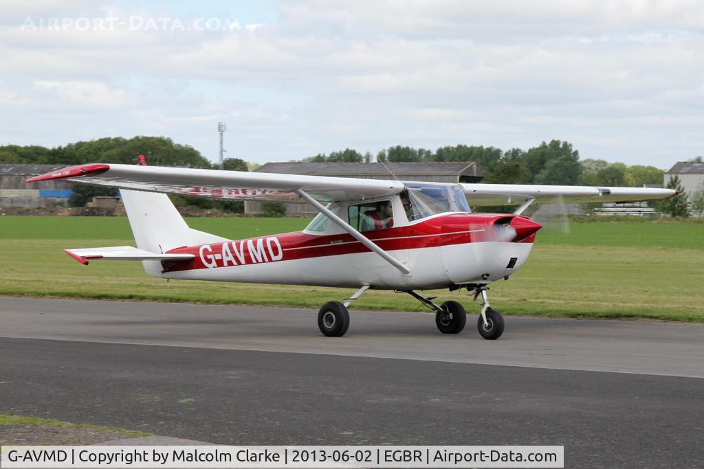 G-AVMD, 1966 Cessna 150G C/N 150-65504, Cessna 150G at The Real Aeroplane Club's Jolly June Jaunt, Breighton Airfield, 2013.