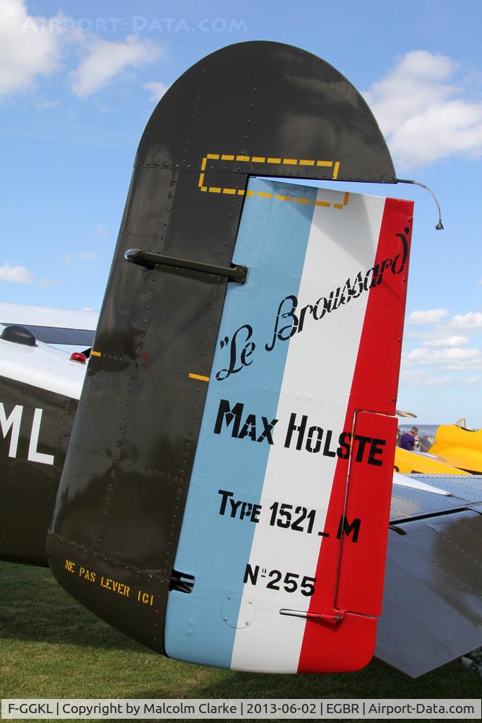 F-GGKL, 1960 Max Holste MH.1521M Broussard C/N 255, Max Holste MH-1521M Broussard at The Real Aeroplane Company's Jolly June Jaunt, Breighton Airfield, 2013.
