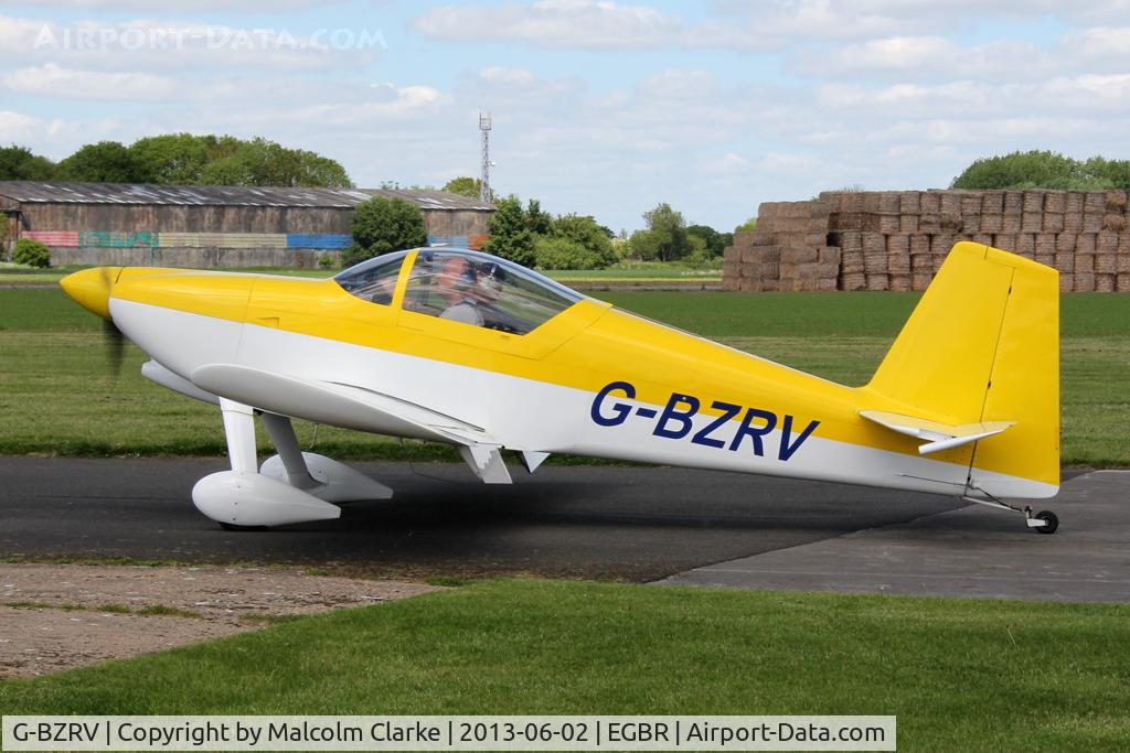 G-BZRV, 2002 Vans RV-6 C/N PFA 181A-13573, Vans RV-6 at The Real Aeroplane Club's Jolly June Jaunt, Breighton Airfield, 2013.