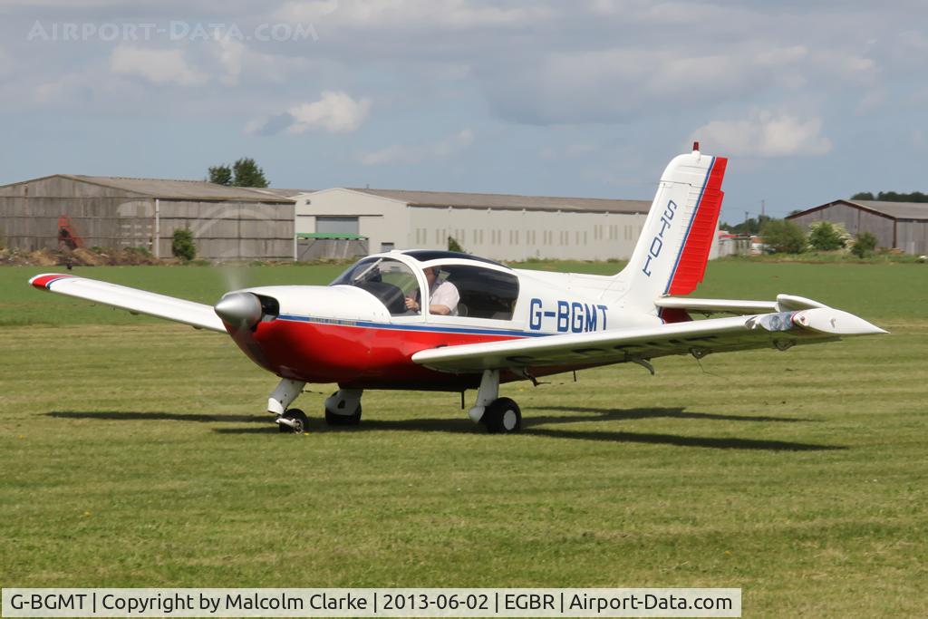 G-BGMT, 1978 Socata Rallye 235E Gabier C/N 13126, Socata Rallye 235E Gabier at The Real Aeroplane Club's Jolly June Jaunt, Breighton Airfield, 2013.