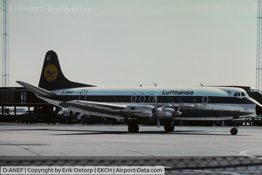 D-ANEF, 1959 Vickers Viscount 814 C/N 343, D-ANEF in CPH