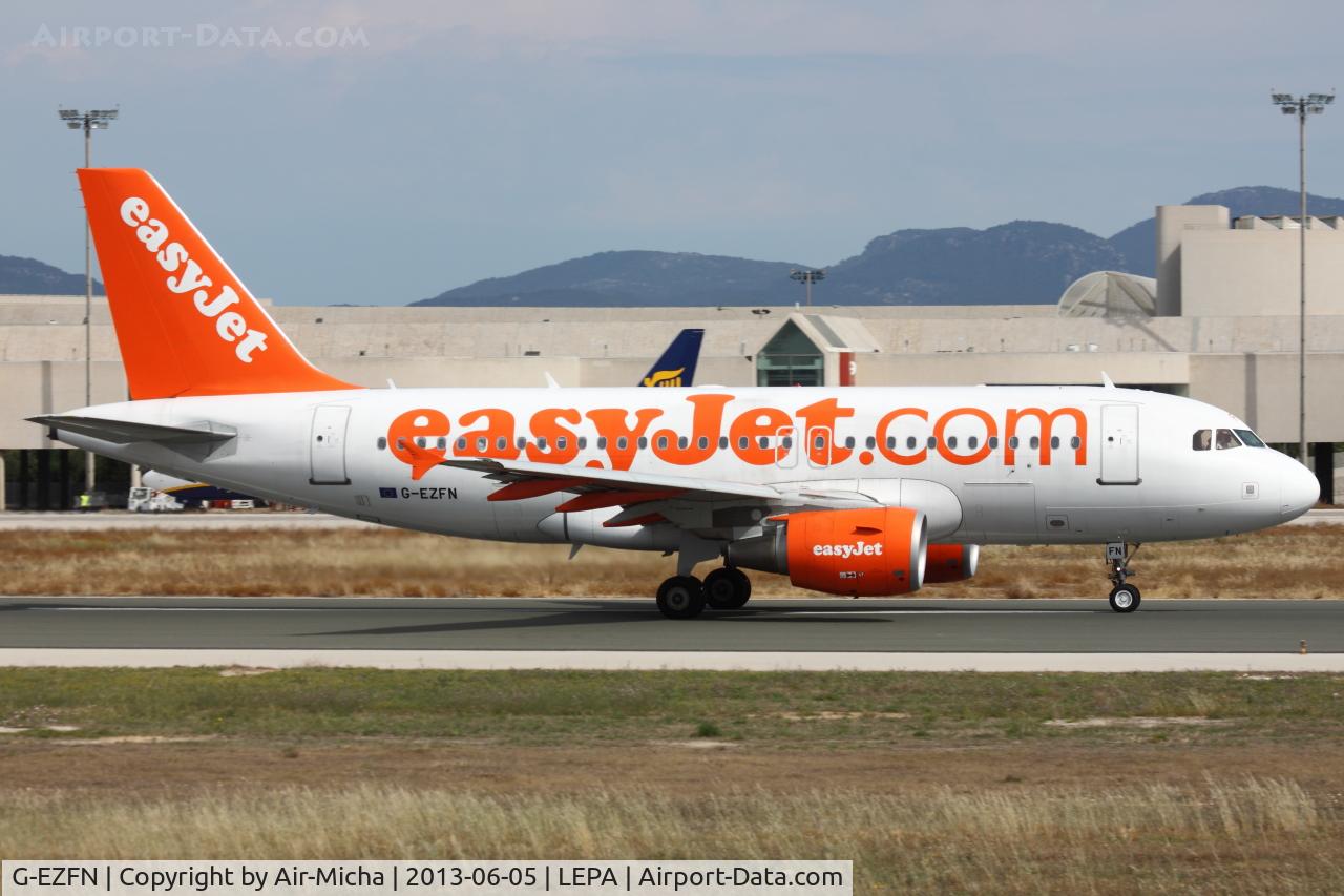 G-EZFN, 2009 Airbus A319-111 C/N 4076, EasyJet