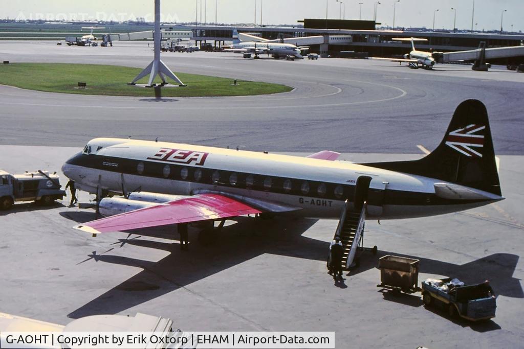 G-AOHT, 1957 Vickers Viscount 802 C/N 168, G-AOHT in AMS