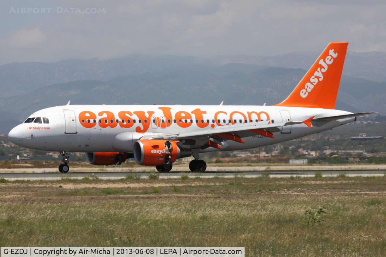 G-EZDJ, 2008 Airbus A319-111 C/N 3544, EasyJet