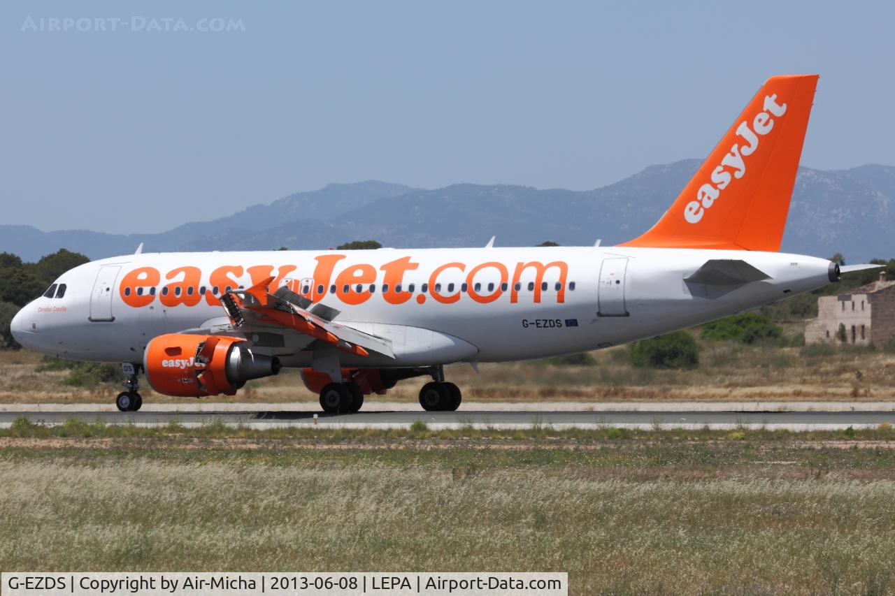G-EZDS, 2008 Airbus A319-111 C/N 3702, EasyJet