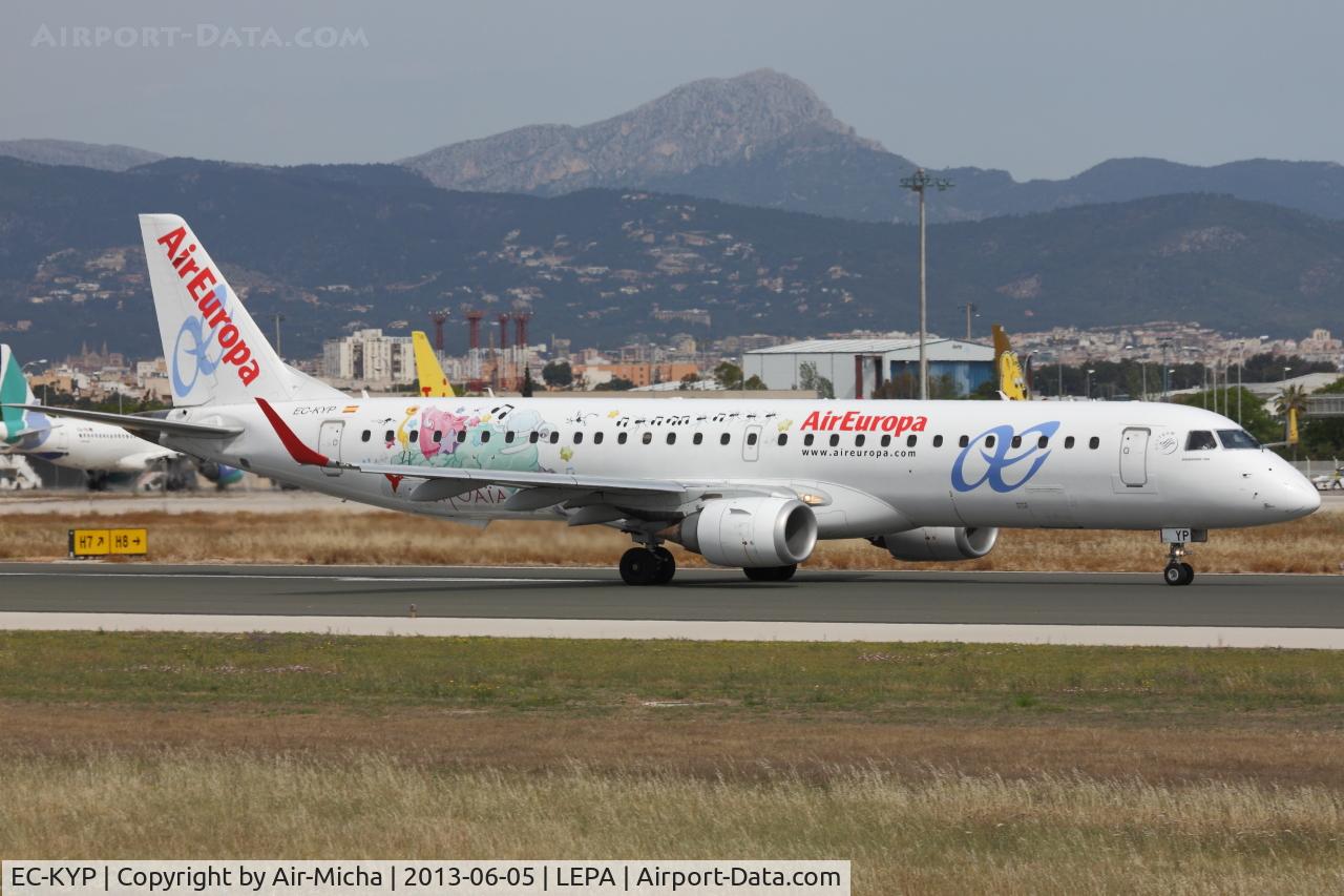 EC-KYP, 2010 Embraer 195LR (ERJ-190-200LR) C/N 19000281, Air Europa