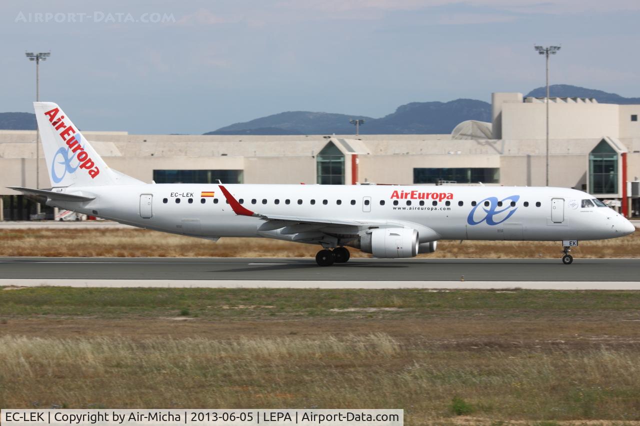 EC-LEK, 2010 Embraer 195LR (ERJ-190-200LR) C/N 19000344, Air Europa