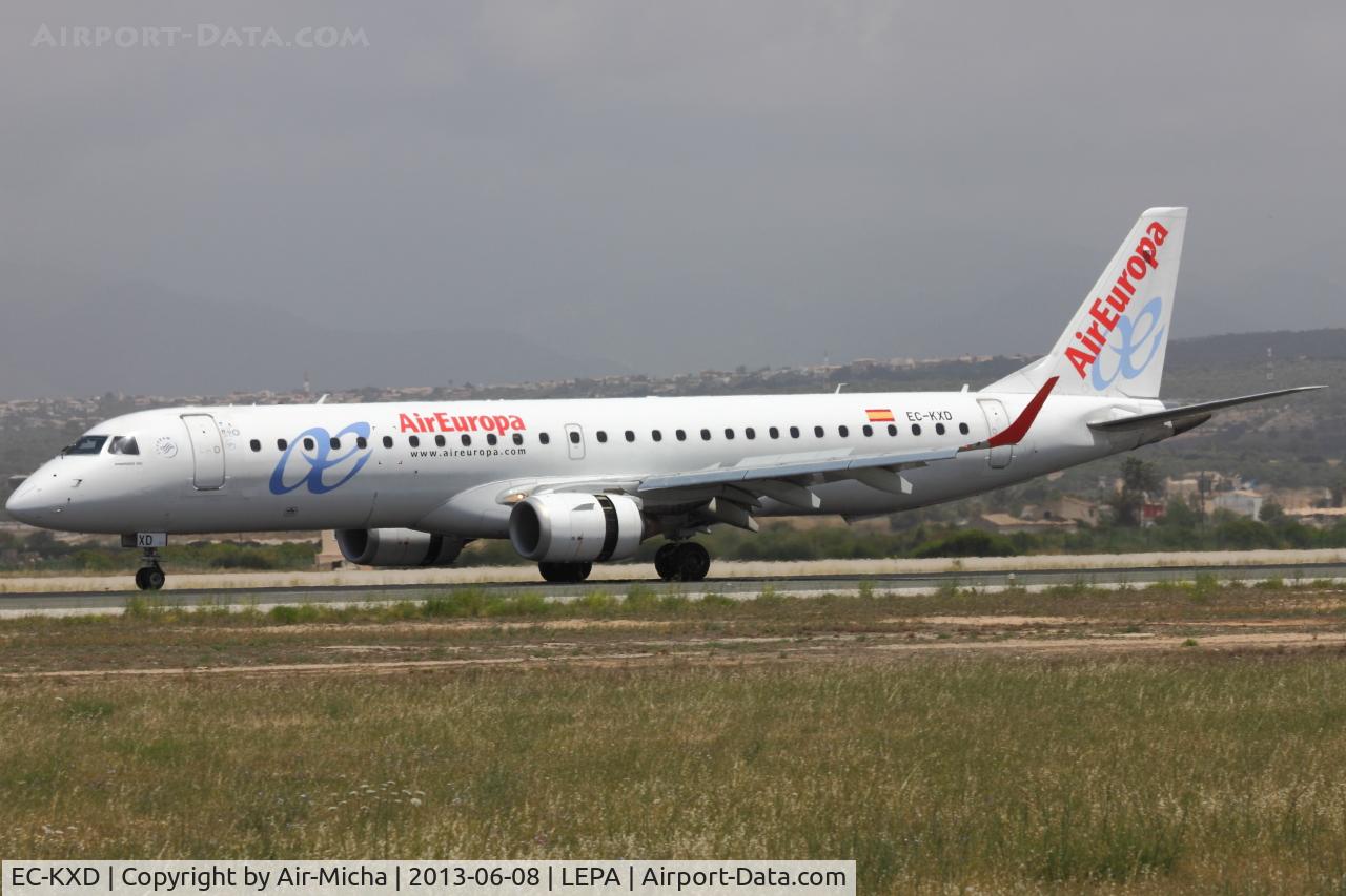 EC-KXD, 2009 Embraer 195LR (ERJ-190-200LR) C/N 19000244, Air Europa